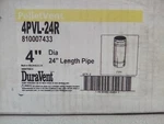 Duravent 4PVL-24R Pelletvent 4"X24" (QT.2) Stove Pipe. Fixed Price $124.99.