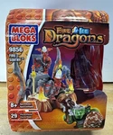 2004 Mega Bloks Fire & Ice Dragons Sentry 9856 New Old Stock. Fixed Price $34.99.