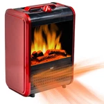Ez-heat 1200-WATT Mini Fireplace Space Heater Realistic 3D Flame Stay-cool Body. Fixed Price $73.07.