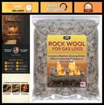 Rock Wool For Gas Logs - 6 Oz Glowing Embers Effect Fireplaces Vente. Fixed Price $29.99.