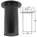 M&g Duravent 8" Durablack Slip Connector With Trim: 8DBK-SC Default. Fixed Price $89.95.