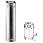 Duravent Galvanized Straight Length, 5"ID X 8" Od 24"L: 58DVA-24. Fixed Price $89.95.