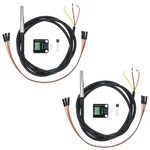 2 Pack Temperature Sensor Module Kit With Waterproof Stainless Steel Probe Te.... Fixed Price $20.27.