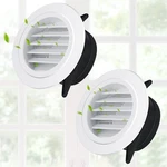 2 Pcs Soffit Vents 3 Inch Abs Exterior Round Exhaust With Built I.... Fixed Price $19.62.