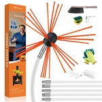 Bluesea 16 Chimney Sweep Kit, Ergonomic Cleaning Feet, White. Fixed Price $76.90.