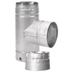 Duravent Pellet Stove Pipe 3 Inch Tee Clean Out Cap Chimney Accessory Parts. Fixed Price $77.15.