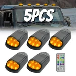 5X Led Wireless Solar Powered Cab Lights Top Roof For Off-road Vehicle. Fixed Price $32.74.