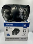 Duravent 6DVL-E90 Galvanized Double Wall Stove Pipe Degree Elbow Free Ship. Fixed Price $99.00.