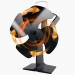 Tomersun 4 Blades Heat Powered Stove Fireplace Fan For Home Wood Log Burning. Fixed Price $42.14.