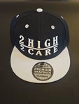 2 High Care - Adjustable Premium Snapback Hat Cap *nwt* Black White Weed. Fixed Price $19.95.