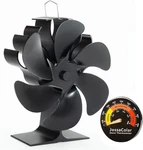 Wood Stove Fan Heat Powered Fireplace Non Electric, Thermal For Bur. Fixed Price $35.20.
