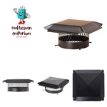 Draft King Round Bolt On Black Galvanized Steel Single Flue Chimney Cap, 14" .... Fixed Price $136.99.