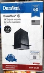 Duravent 6DP-CS24 6" Galvanized Square Steel Ceiling Support Box And Trim Collar. Fixed Price $105.00.