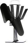 Heat Powered Wood Stove Fan, 100CFM, 7.9" Blade, Black. Fixed Price $83.99.