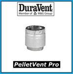 Duravent Pro 4" Stove Appliance Adapter #4PVP-AD Pipe. Fixed Price $32.99.