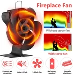 Weyderk Wood Heat Powered 5 Blades Non Electric Ecofan Stoves.. Fixed Price $32.00.