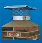 Hy-c Stainless Steel Single Flue Draft King Chimney Cover #SC1313 Unpainted Cap. Fixed Price $149.99.