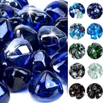 10-POUNDS Glass Diamonds For Propane Pit, Inch Reflective Firepit. Fixed Price $43.89.