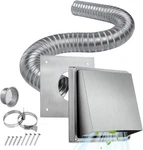 Pellet Stove Fresh Air Intake Kit, 2"X 60" Pipe Outside Silver. Fixed Price $45.76.