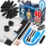 Dryer Vent Cleaner Kit 47-PIECES 40-FEET Cleaning Tools. Fixed Price $49.07.