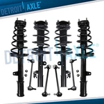 Front Rear Struts W/ Coil Springs Sway Bars For 2008-2011 Toyota Highlander Fwd. Fixed Price $417.59.