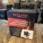Rutland Oscillating Heat-powered Wood Stove Fan 220CFM FN05. Fixed Price $159.99.