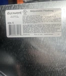 Duravent Adjustable Flashing 46DVA-F6 Galvanized Steel For Fireplace Stove. Fixed Price $59.99.