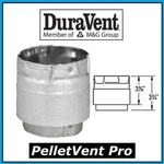 Duravent Pro Pipe 3" Diameter Appliance Adapter #3PVP-AD. Fixed Price $31.99.