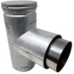 Duravent Pellet Pro 3" Diameter Adapter Tee W/clean-out Cap: 3PVP-TAD1. Fixed Price $187.49.