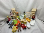 Hape Wood Toys 11 People & 23 Pcs Furniture Sink Stove Fireplace Toilet Tub Bed+. Fixed Price $37.95.