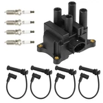 Ignition Coil Pack With 4PCS Iridium Spark Plug And Wires Compatible For.... Fixed Price $102.34.