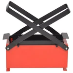 Vidaxl Paper Brick Maker, Steel 13.4''X5.5''X5.5'', Black And Red. Fixed Price $57.99.