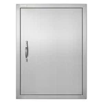 Bbq Access Door, 20W X 27H Inch Single Outdoor Kitchen Stainless Steel Flu. Fixed Price $103.25.