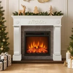 Fireplace Mantel Surround, Freestanding Wood With Legs For Living Room. Fixed Price $189.99.