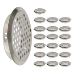 Foccts 20PCS 2-1/8 INCH(53MM) Circular Soffit Vent, Stainless Steel Silver. Fixed Price $14.75.