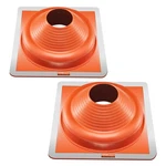 Vevor 2 Pcs Roof Pipe Flashing Boots Fit 6-3/4" 14" High Temp Silicone. Fixed Price $57.99.