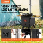 Wood Stove, 86 Inch, Alloy Steel Camping Tent Portable Burning. Fixed Price $139.26.