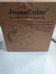 Jossacolar Wood Stove Fan Heat Powered Fireplace Non 6-BLADE, Black. Fixed Price $24.99.