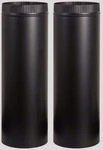 Imperial BM0113 8" Dia. X 24" Long Black Stove Pipe Gau. Single Wall Steel. Fixed Price $59.99.