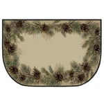 Demissle Fireplace Hearth Rug Mats Cabin Southwestern Fireproof Fir.... Fixed Price $55.64.