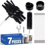 Bluesea 7 Pieces 20 Feet Dryer Vent Cleaner Kit, Reinforced Ft, Upgrade. Fixed Price $29.79.