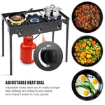 Pemberly Row Portable 225000 Btu 3 Burner Gas Cooker Outdoor Camp Stove Bbq. Fixed Price $148.23.