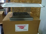 Gelco 13108 12" X Stainless Steel Single Flue Chimney Cap 3/4" Mesh Nib. Fixed Price $69.99.