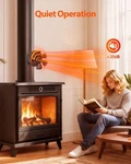 Hidalife Wood Stove Fan Magnetically Flue Pipe Mounted, Heat Powered 6 Blades. Fixed Price $34.19.