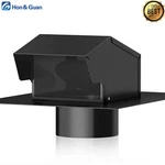 Hon&guan 4" 6'' Roof Vents Cap Exhaust Soffit Air Wall With Damper. Fixed Price $38.39.