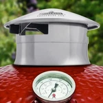 Smokeware Ss Vented Chimney Cap For Kamado Joe. Fixed Price $56.95.