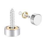 Uxcell Mirror Screws Decorative Caps Cover Nails Polished Stainless Steel 12M.... Fixed Price $16.17.