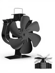 Hidalife Oscillating Wood Stove Fan Heat Powered Blade Auto-spin & 60 Rotat. Fixed Price $44.05.