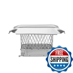 Draft King SS99U Bolt On Stainless Steel Single Flue Chimney Cap X. Fixed Price $122.20.