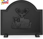 20" Cast Iron Firebacks For Fireplace Deer Decorative Plate With. Fixed Price $177.24.